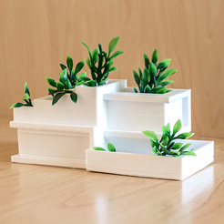 pic1_square.png Archivo STL gratis Jardinera de Arquitectura Moderna・Modelo imprimible en 3D para descargar