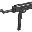 5.jpg Machine pistol 3D Model for 1/100 Scale Robot Mecha Kits