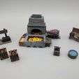 FORGE1.jpg Blacksmith Forge and Workshop - 28mm gaming - Sample items