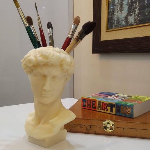 David Paint brush holder 3D model