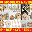 2023-11-26.png Laser Cut Vector Pack - 500 Assorted Christmas Designs