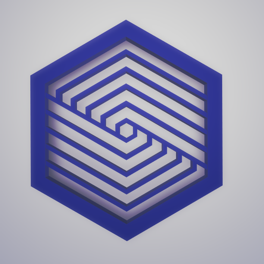 hexagon line.polymer clay cutter.bonus hexagon hole/siluet 3D model