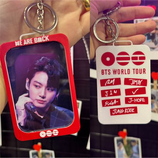 🗺️ BTS Arirang World Tour Photocard Holder Case・ 3MF 3D baskı