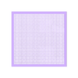 full-grid-circles.stl LED RGB Matrix WS2812B ESP32 WLED 32x32 round square grid screen IKEA picture frame diffusor sound active