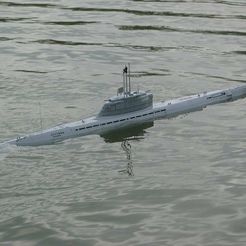 Ki20083.jpg RC U-boot kit type: XXI 1/72 1064mm long,scale 1/72