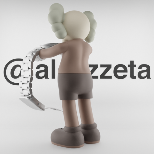 0015.png Soporte para reloj Kaws