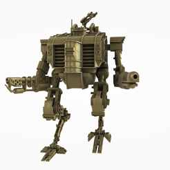 mech-pose-2-render-2.png 3D file Tin Can Mech・3D printing design to download
