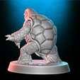Humanoid-Turtle2.png Beasts of the oceans :Fantasy RPG 3d printable miniature bundle PRE-SUPPORTED