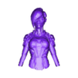 cyberpunk assassin girl bust.stl Masked Cyber Sentinel – Female Sci-Fi Warrior Bust (3D Print Ready)