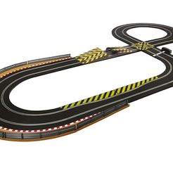 35-C1405.jpg STL-Datei Polizei-Verfolgungsjagd Slotcar-Bahn in 1/32 kostenlos・3D-Drucker-Modell zum herunterladen