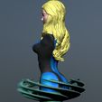 Preview03.jpg Invisible Woman Bust - Fantastic Four 3D print model