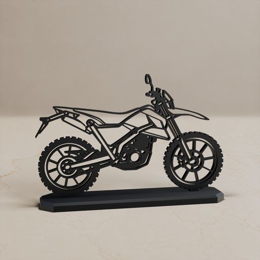 BMW G 650 XCHALLENGE MOTORCYCLE MODELL STAND DECOR