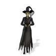 vid_00031.jpg DOWNLOAD HALLOWEEN WITCH 3D Model - Obj - FbX - 3d PRINTING - 3D PROJECT - GAME READY