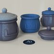 Pot-23-01-2024-Texturé.jpg Jar for spices/condiments/bath salts... - Jar for spices/condiments/bath salts ...