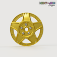 6.png Next-Gen - Simmons Wheels "B45" - Real Rims for Scale Model Cars (STL FILES)
