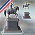 3.jpg Statue of Emperor Napoleon I Bonaparte on horseback (Cherbourg, France) - Napoleonic era Wars Historical Eagles France 1st 32mm 28mm 20mm 15mm