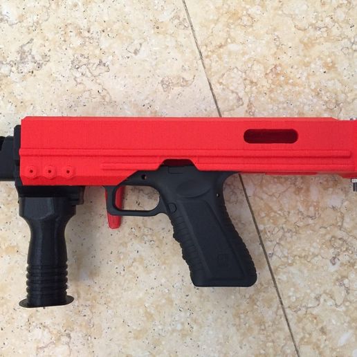 B&T Style PDW kit (WE-G17-Airsoft ONLY) 3D model