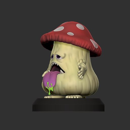 ZBrush-Document2.jpg вражеский гриб миниатюра