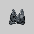 china5.png Antique Chinese mudmen playing set