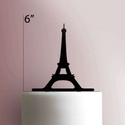 JB_Eiffel-Tower-225-155-Cake-Topper.jpg Archivo STL TOPPER PARIS・Idea de impresión 3D para descargar