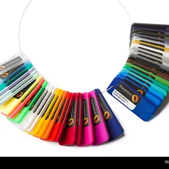 Sampler_PLA_1.webp Free STL file Fillamentum Filament Swatch・3D printer design to download