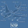 D3.png Boeing 747 SP - 1:200