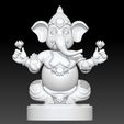 001.jpg Ganesha estátua de deus 3d imprimível