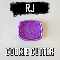 RJ-CC.png STL file BT21 RJ COOKIE CUTTER & STAMP・3D printable model to download