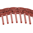Hair-comb-12-v7-06.png FRENCH PLEAT HAIR COMB Multi purpose Female Style Braiding Tool hair styling roller braid accessories for girl headdress weaving fbh-12 3d print cnc