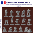 ChasseursAlpinssetA.png Chasseurs Alpins du CEFS Set A 1/72 scale