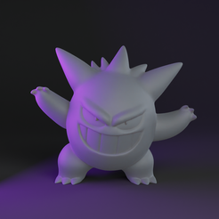 Preview1.png Fichier STL Gengar Boooh Time modèle d'impression 3D・Objet pour imprimante 3D à télécharger, MonsterBurp