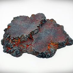 Stepped-Hills-Inferno-Red-Stepped-Hill-A-Angle-2-Vingette.jpg STL file Stepped Hill A・3D print object to download