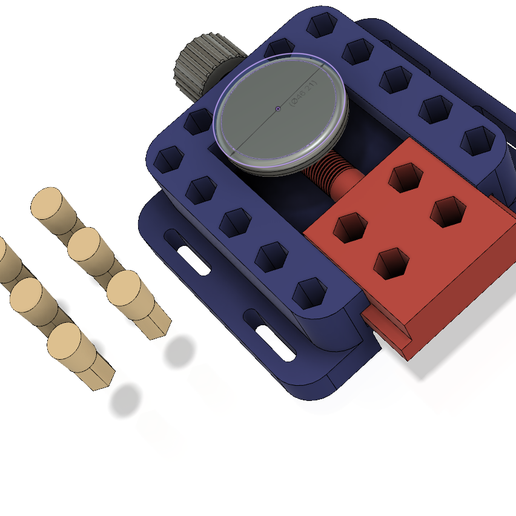 vise watch holder 04 v15-05.png holder for repair and adjustment of clock vise fixture device