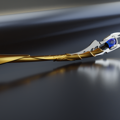 render_2.png Free STL file Loki's Chitauri scepter・3D print model to download