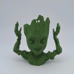 542bf9a2-9b8c-459c-ad14-dde84e99e733.jpg Free STL file Groot flowerpot・3D printing idea to download