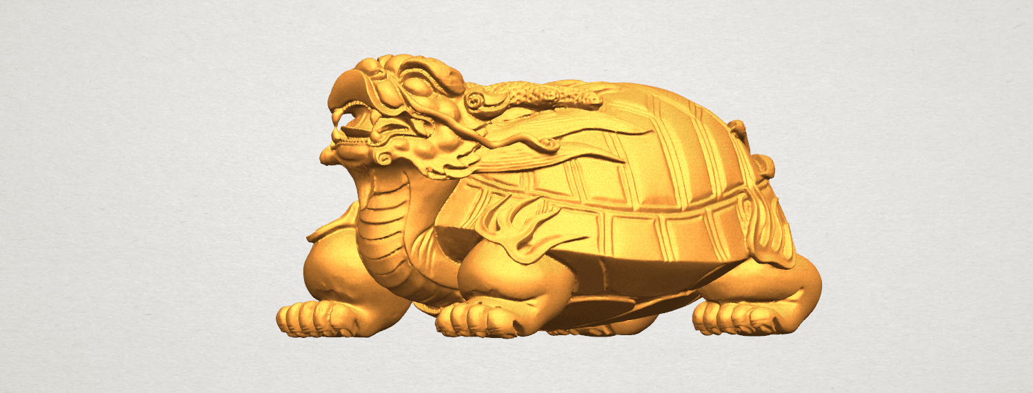 TDA0333 Dragon  Tortoise A07.png Télécharger le fichier gratuit Tortue dragon • Objet imprimable en 3D, GeorgesNikkei