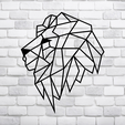 Lion.png Lion - Geometric wall