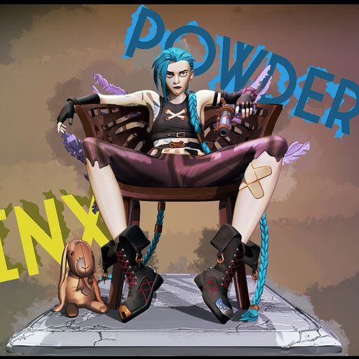 Jinx / Powder 3D model