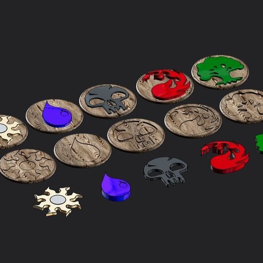 🪄 Magic The Gathering Tokens and Markers・Free STL File for 3D printing ...