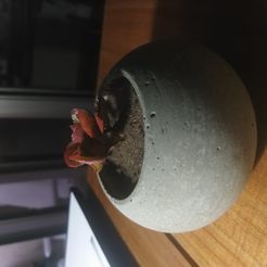 MOULE POUR POT DE CIMENT ROND - MOULE POUR POT CIRCULAIRE SPHÉRIQUE