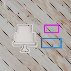 untitled.png STL file COOKIE CUTTER cake in parts・3D printable model to download