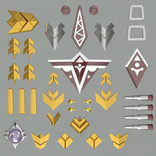 Genshin Impact Alyosha Accessories. Video game, props, cosplay