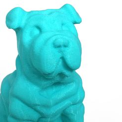 20140620_115951.jpg STL file Shar pei figure・3D print design to download