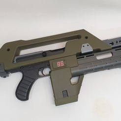 20210924_145405.jpg 3D-Datei Snow Wolf M41A Pulse Rifle Magazin Grundplatte kostenlos・Design zum 3D-Drucken zum herunterladen