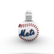 Mets2.jpg NEW YORK METS KEY RING - CONTAINER WITH LID - MLB