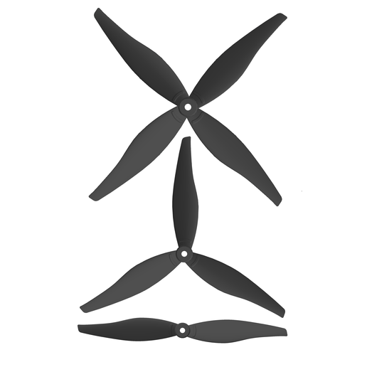 MAXI SET - PROPELLERS 8X4 - 2,3,4 BLADES