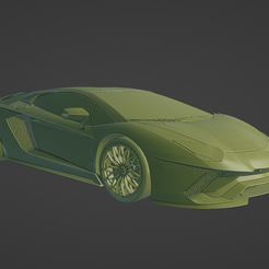 1.png STL-Datei Lamborghini Aventador SVJ 2019・3D-Druckvorlage zum Herunterladen
