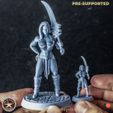 barbar0.jpg Female barbarian 32mm and 75mm