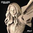 04.jpg Wicked Marvel Gamora Sculpture: Guardians of the Galaxy - Tested and ready for 3d printing