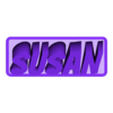 Susan_Super.STL Susan 3D Nametag - 5 Fonts